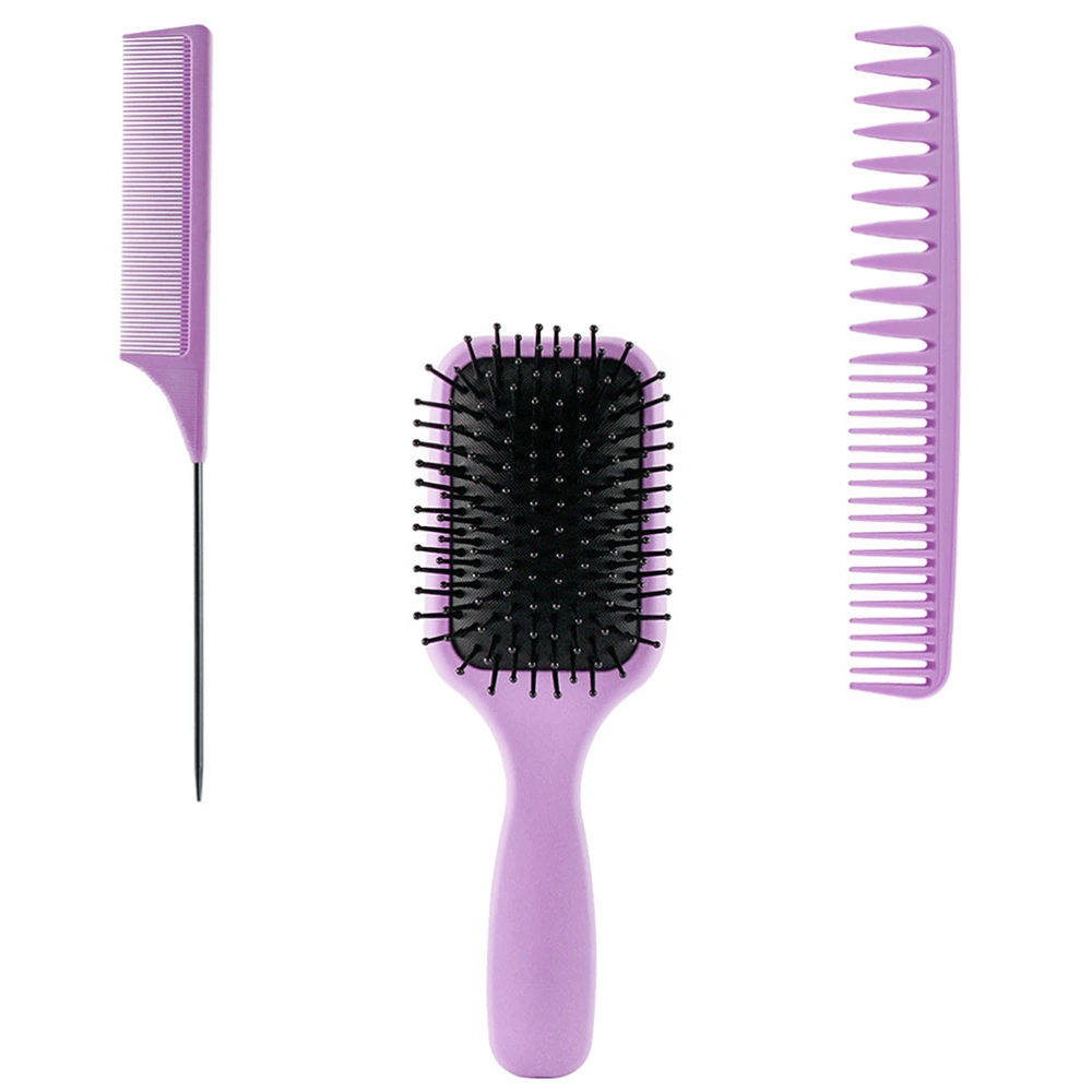 3pcs Hairstyling Combs Air Cushion Hair Combs Haircut Combs for Hair Salon