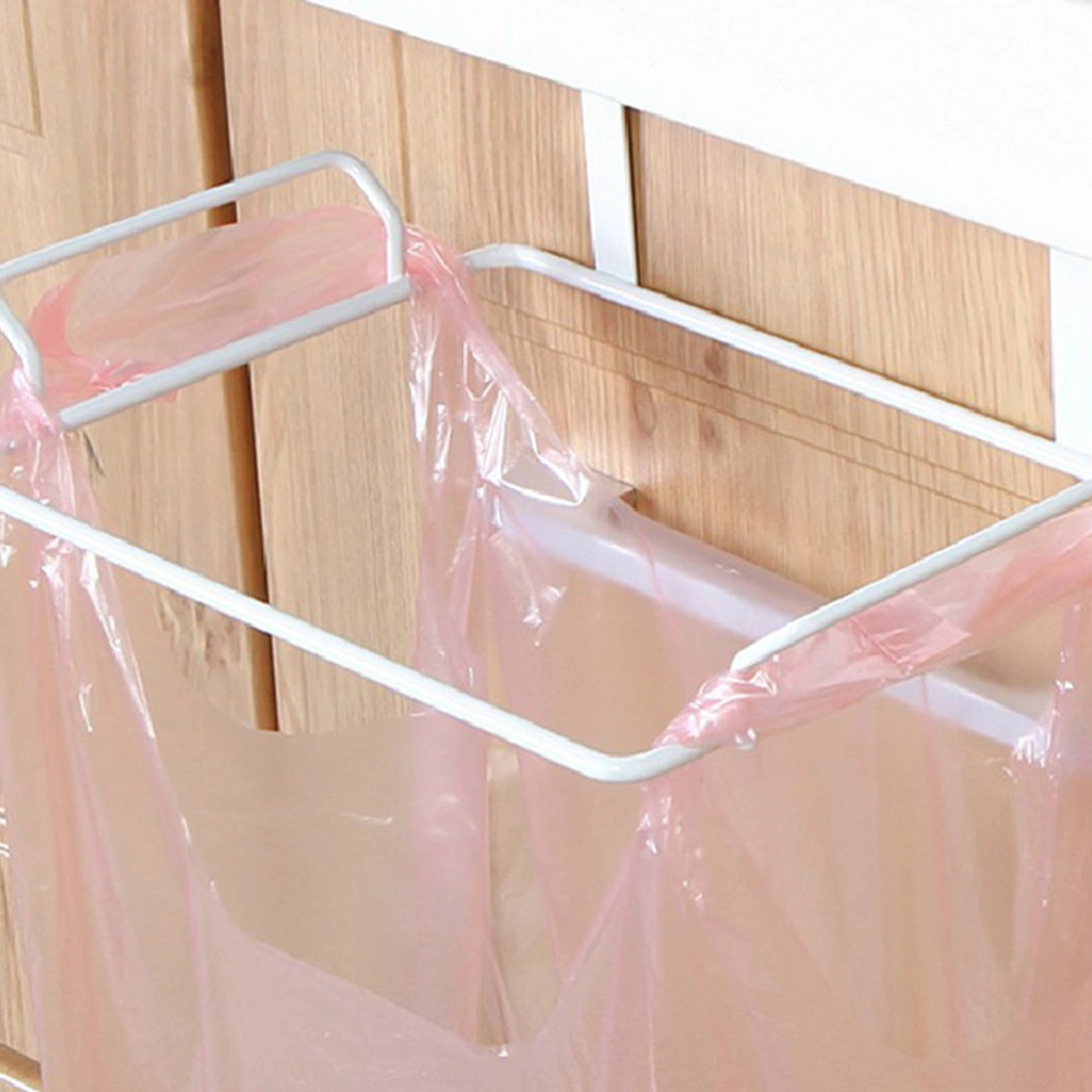 1pc Sturdy Refuse Bag Bracket Back-door Bin Bag Rack Hanging Waste Bag Stand