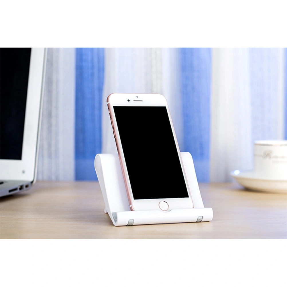 Universal Foldable Cell Phone Stand Tablet Holder for Smartphone Tablet MP5 and More Devices (White)