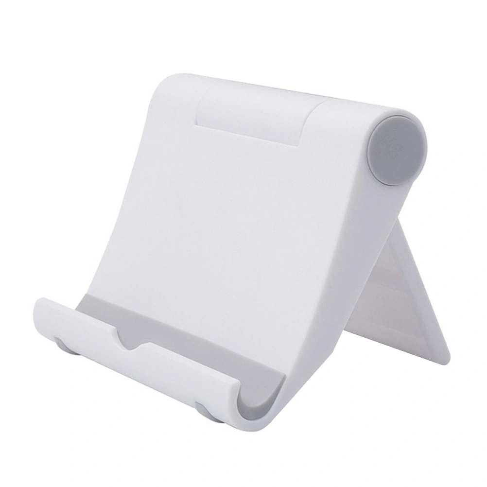 Universal Foldable Cell Phone Stand Tablet Holder for Smartphone Tablet MP5 and More Devices (White)