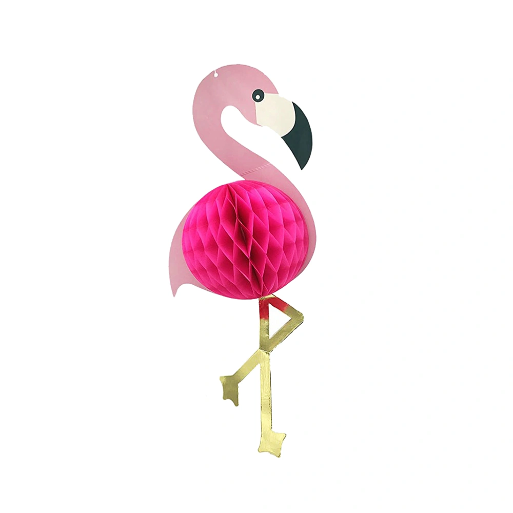 Pink Flamingo Honeycomb Decorations Luau Birthday Hawaiian Party Supplies