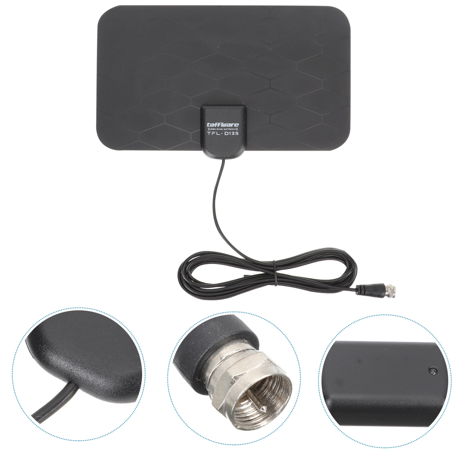 Digital TV Antenna Long Range High Definition TV Aerial Universal TV Antenna