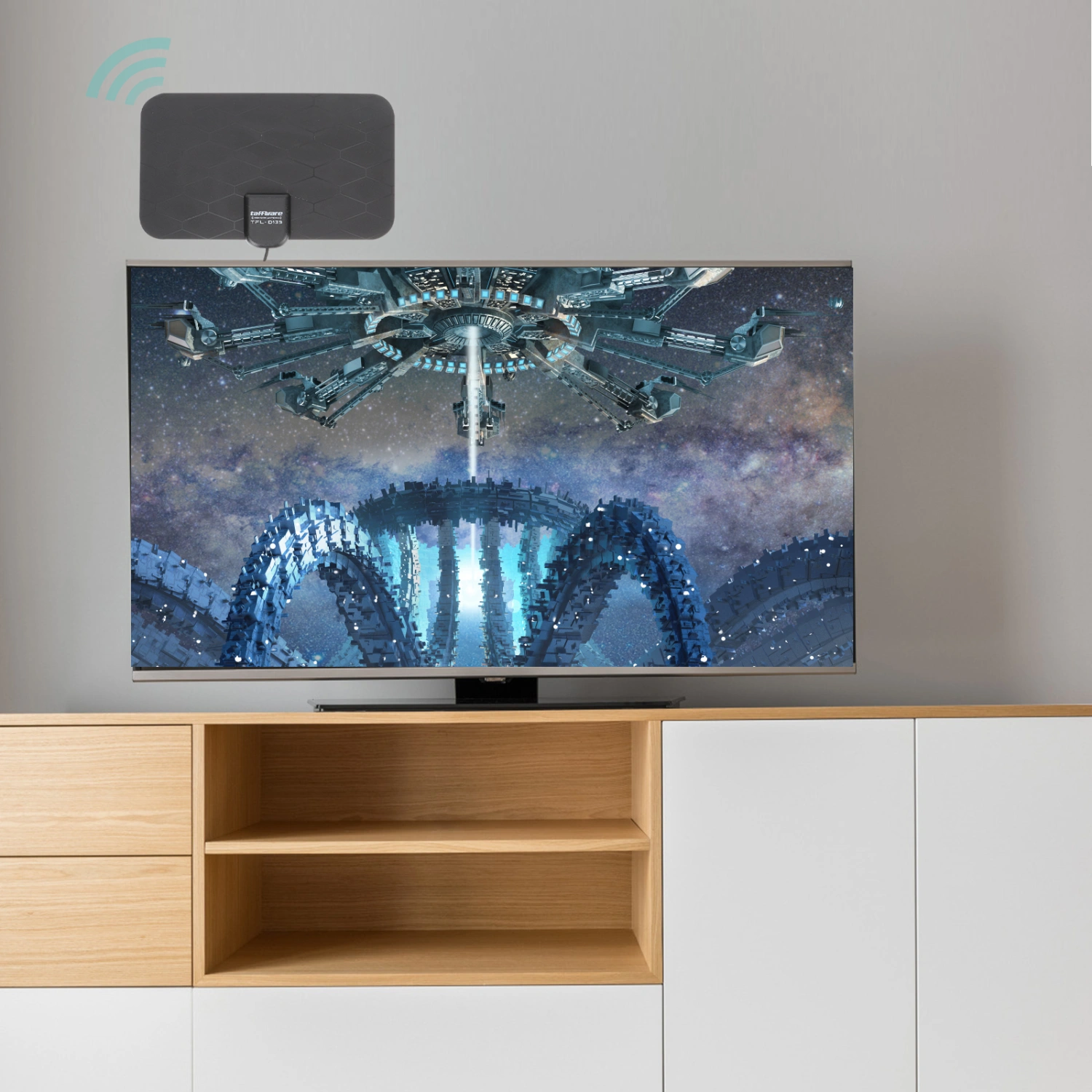 Digital TV Antenna Long Range High Definition TV Aerial Universal TV Antenna