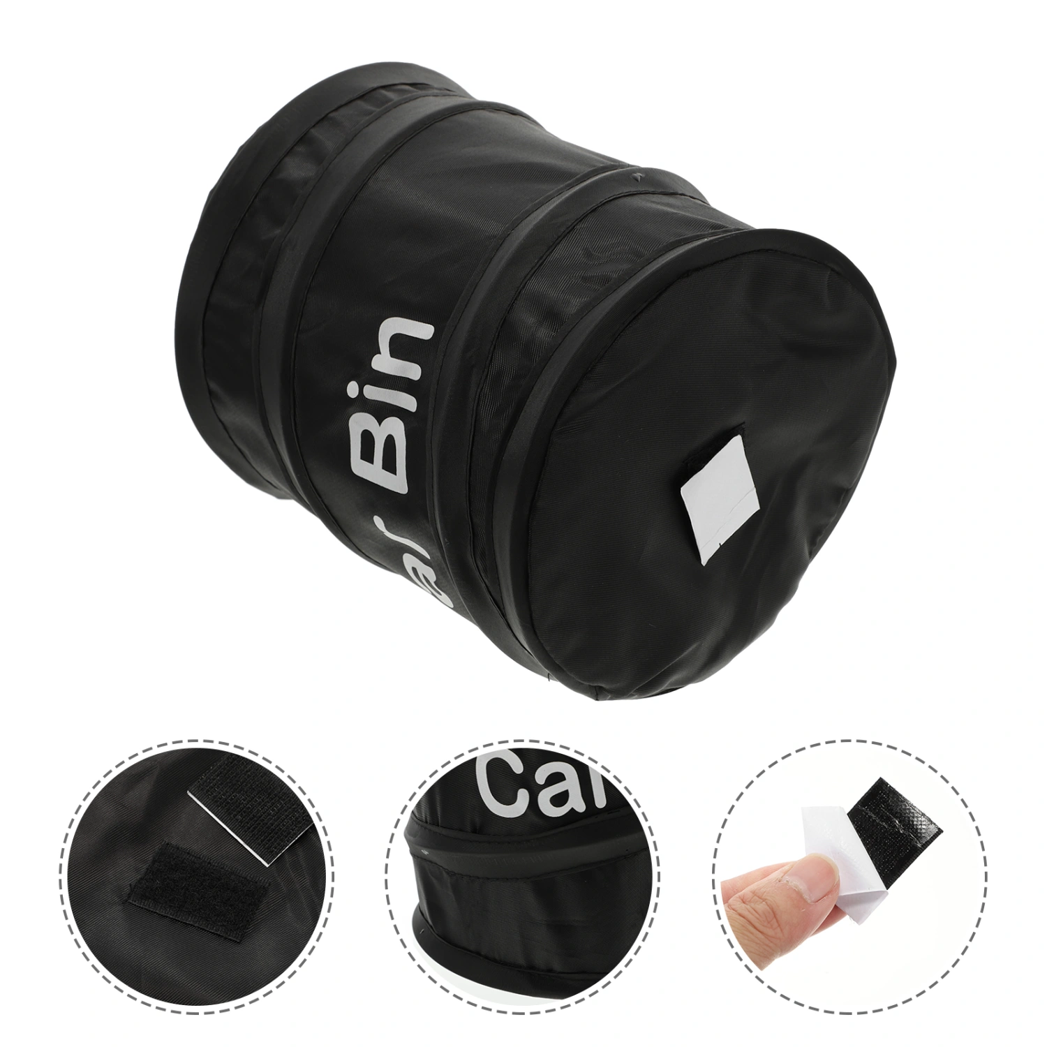 Hanging Car Trash Can Collapsible Portable Car Garbage Bag Small Car Organizer