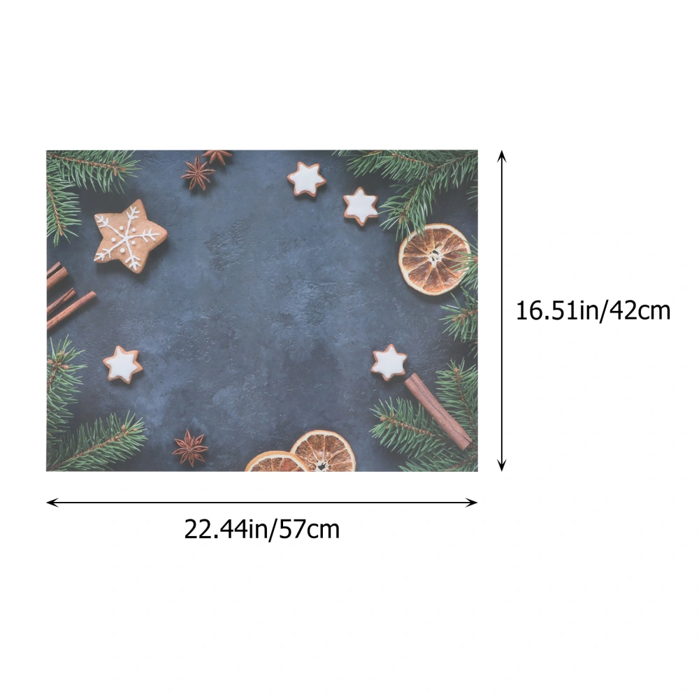 1PC Christmas Background Paper Photo Props Decoration Photographic Backdrop