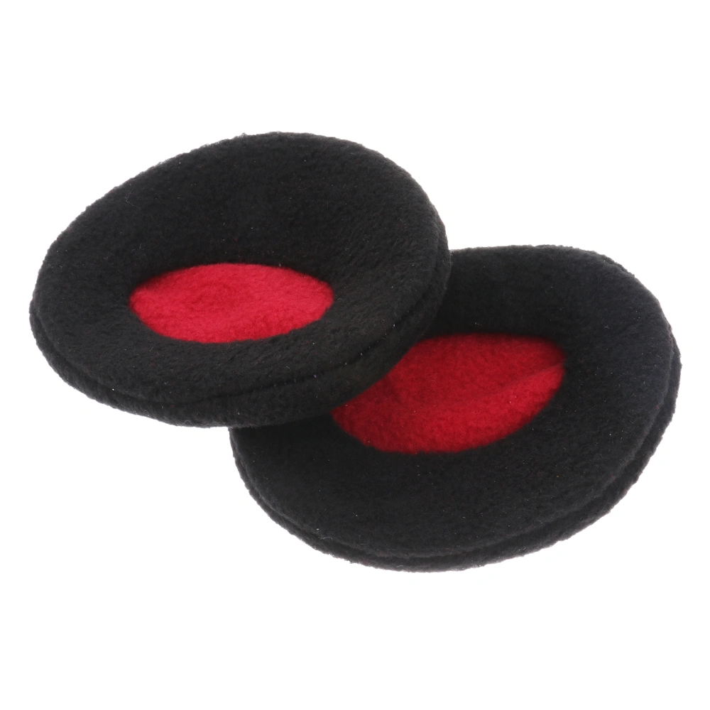 1 Pair of Outdoor Warmth Earmuffs Winter Plush Antifreeze Ear Protective Covers