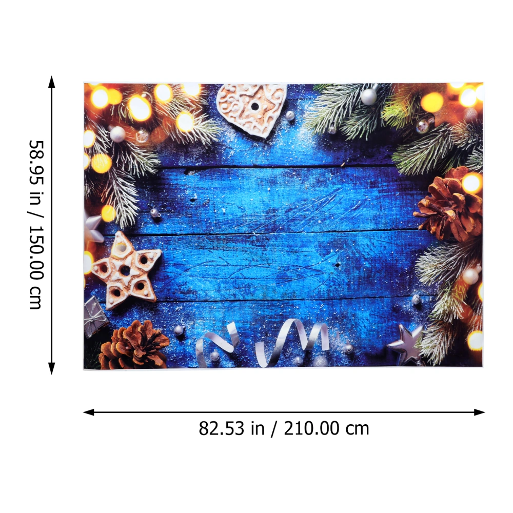 Christmas Photo Background Hanging Backdrop Festive Wall Tapestry Wall Decor