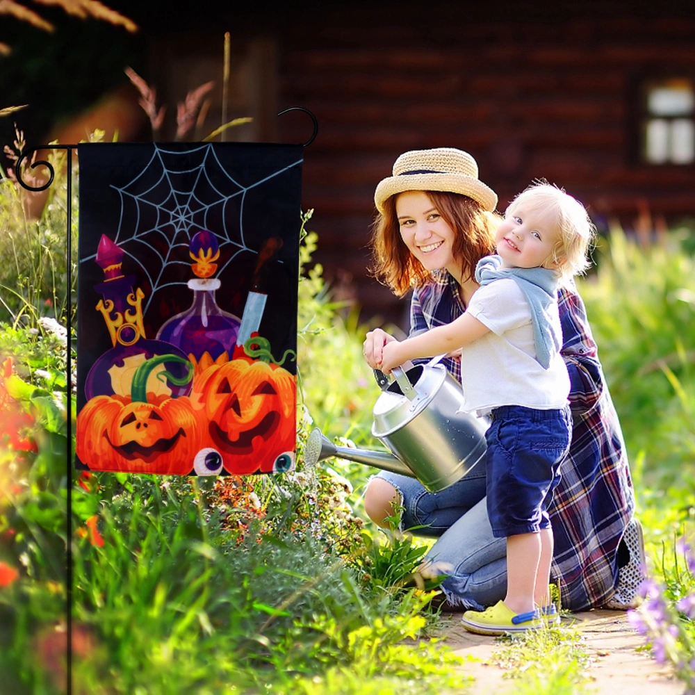 Halloween Applique Garden Flag Festival Holiday Indoor Outdoor Decoration