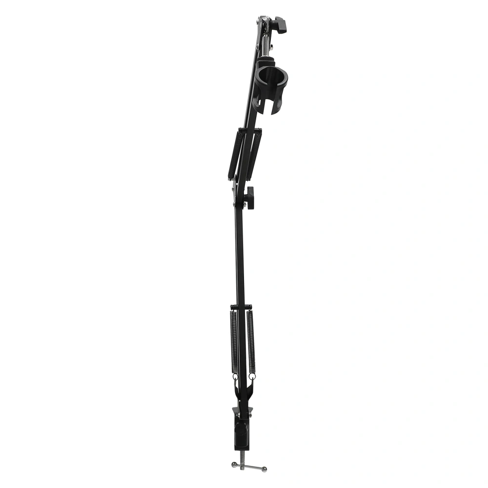 Microphone Arm Stand Foldable Telescopic Scissor Mic Arm Stand Mic Clip Holder