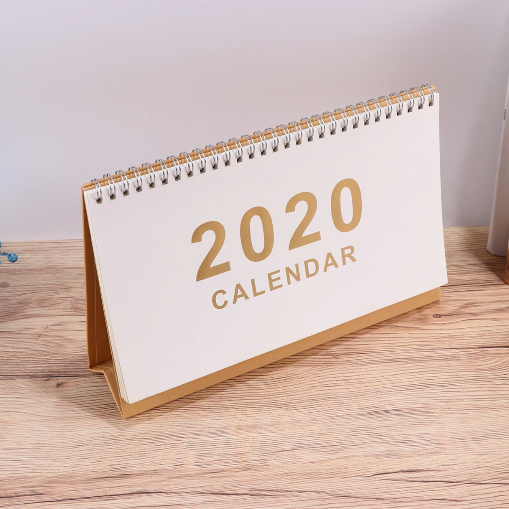 2020 Calendar Creative Desktop Calendar Simple Desk Calendar Paper Table Calendar (Simple)