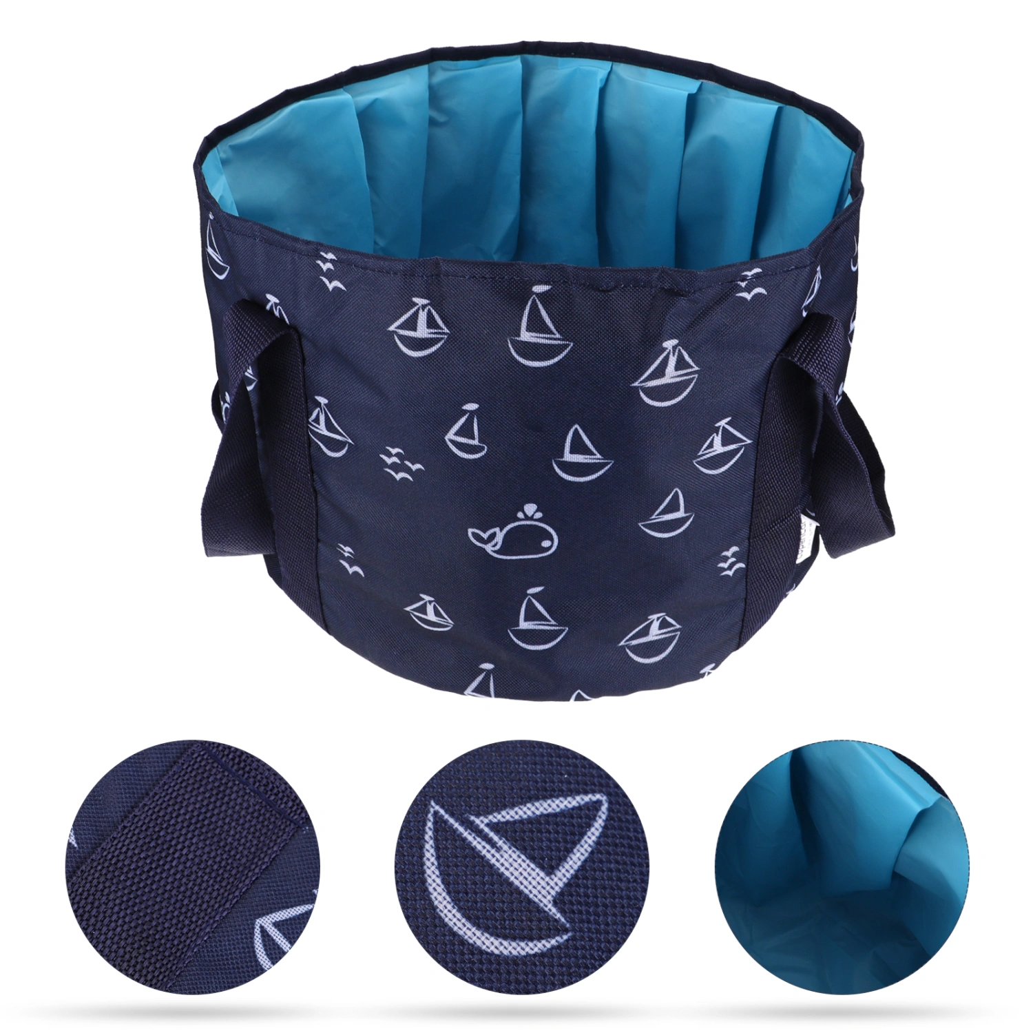 Portable Travel Foot Bath Tub Multi-use Folding Foot Spa Soak Basin for Camping
