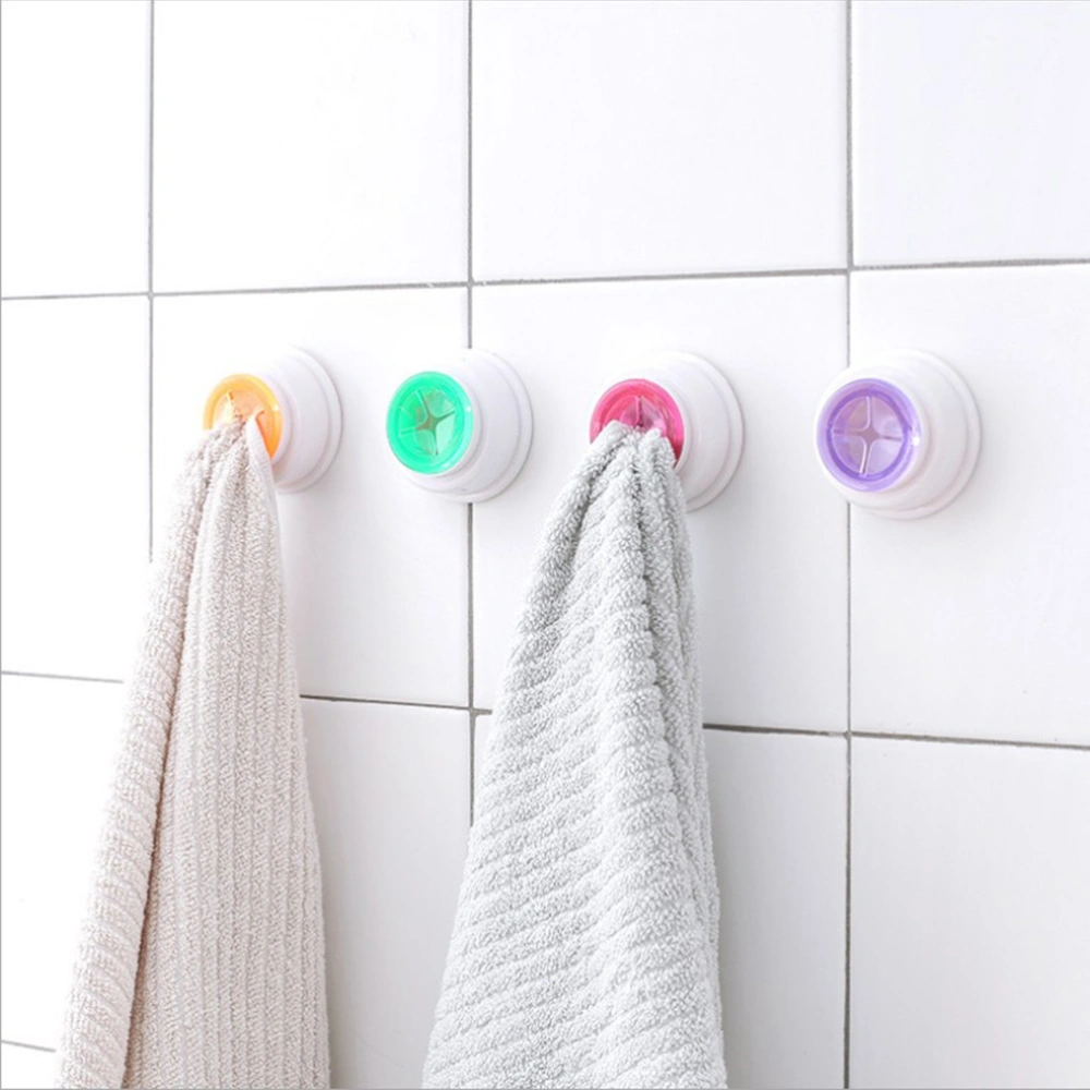 4pcs Towel Clip Hook Towel Cloth Hanger Hook Self Adhesive Push in Type Kitchen Dishcloth Bathroom Towel Grip Holder