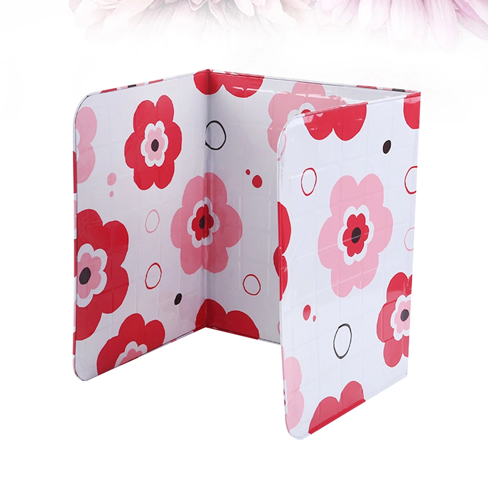1PC Kitchen Oil Plate Damper Aluminum Foil Oil Heat-insulation Board Anti-splash Oil Baffle Red Flower