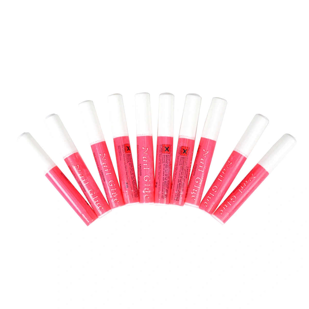 5 Pcs 2g Professional Acrylic Nail Art Glue Bottle Tips Rhinestones Manicure Tools for UV Gel Nail Art Use