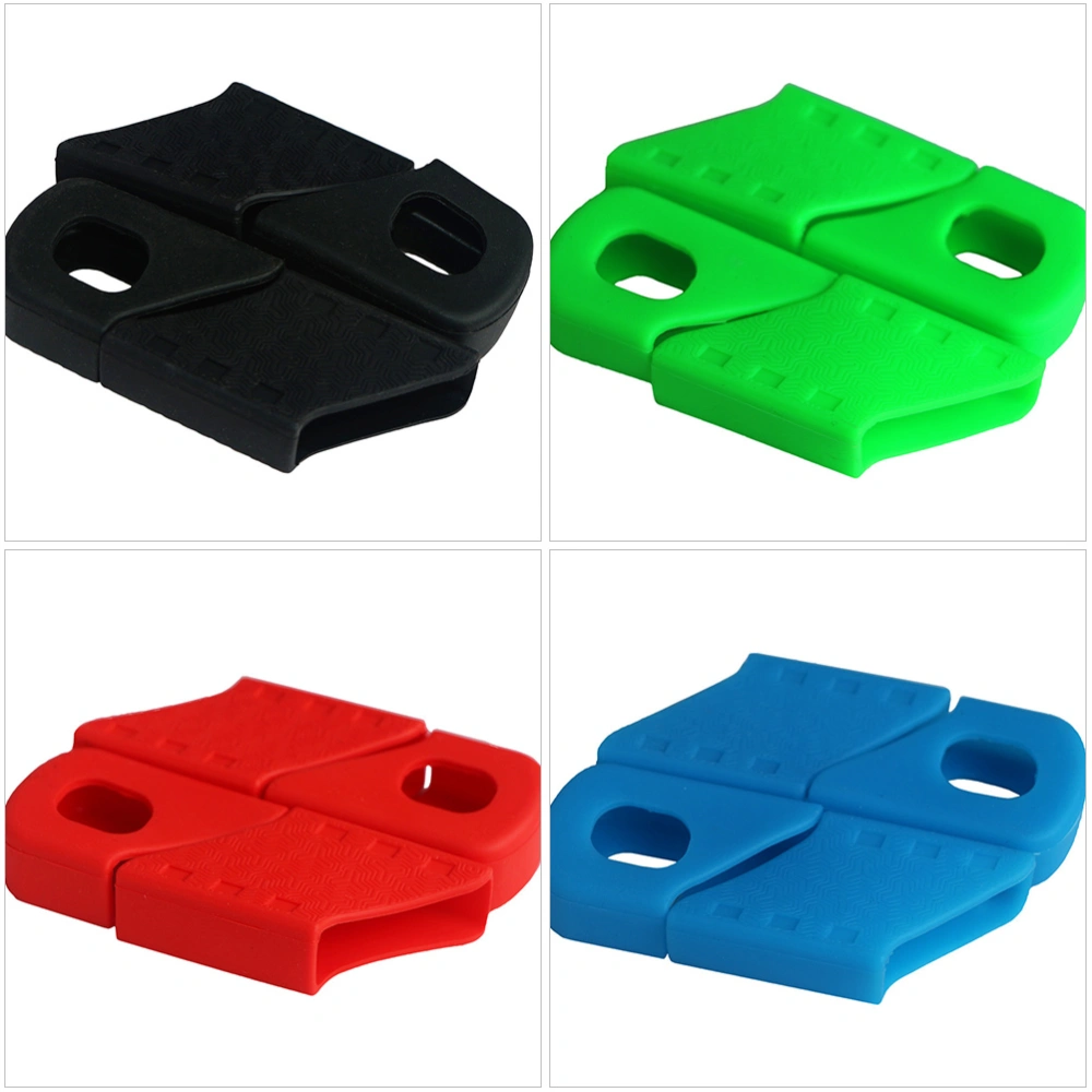 4pcs Universal Crank Case Cover MTB Crankset Silicone Protective Sleeve