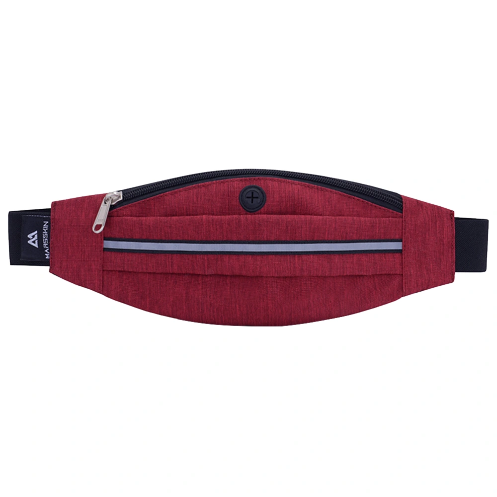 Outdoor Sports Waist Bag Fanny Pack Bag for Walking Jogging Hiking Climbing Camping (Red)