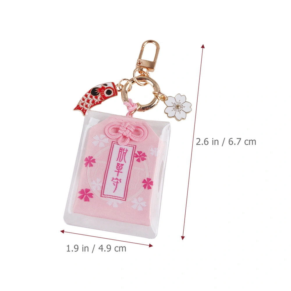 Japanese Style Keychain Decorative Keyring Hanging Pendant Car Bag Key Chain