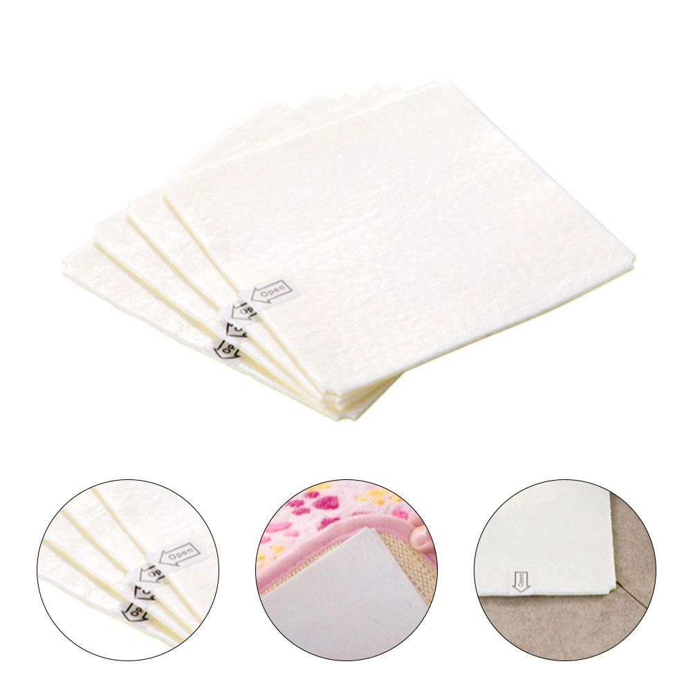 4pcs Anti Skid Carpet Sticker Carpet Fixation Sticker Nonwovens Fixation Sticker