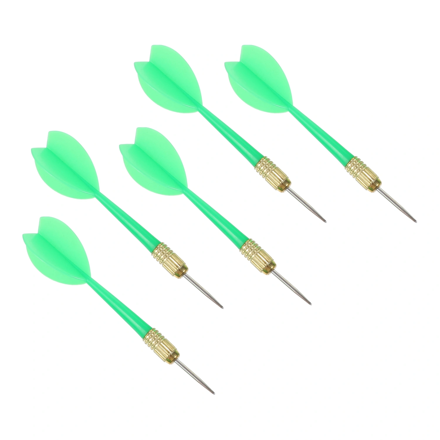 5pcs Metal Dart Needles Plastic Dart Tips Throwing Metal Tips (Random Color）
