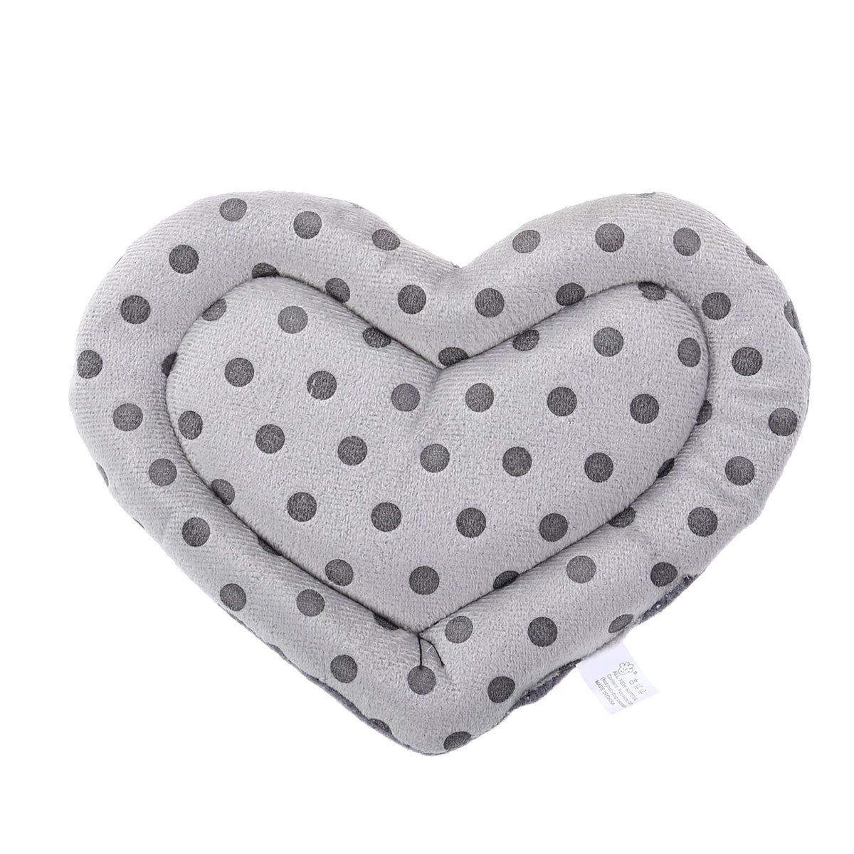 Mini Warm Sleep Pet Cushion Pad Heart Shaped Bed Cage for Hamster/Hedgehog/Squirrel/Mice/Rats/Small Animals (Grey)