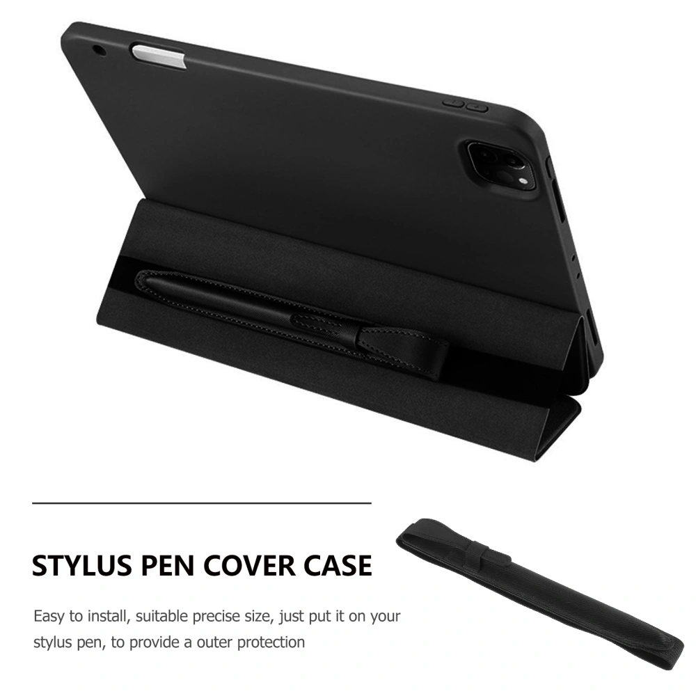 1pc Stylus Pen Cover PU Leather Protective Cover Compatible for Apple Pencil