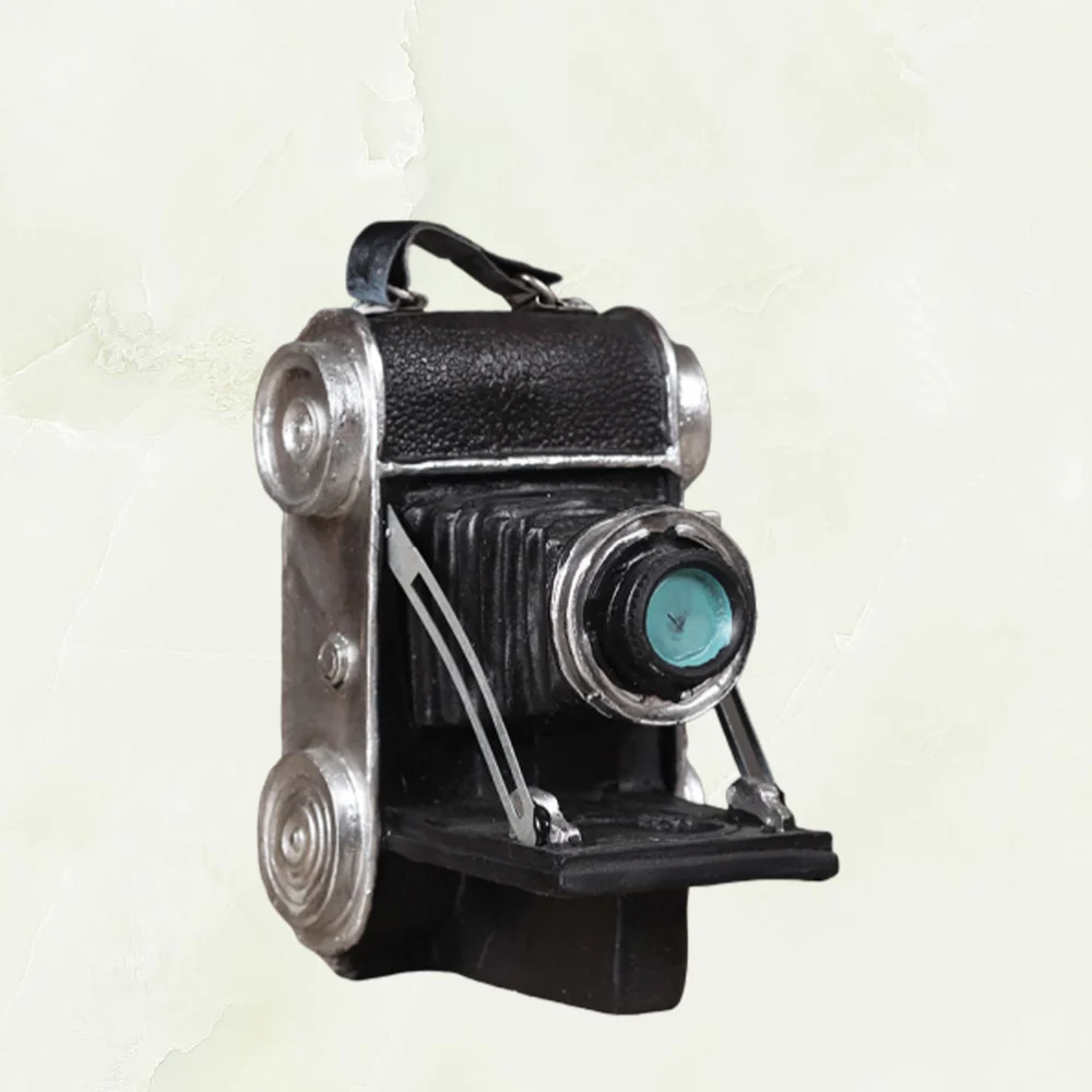 1PC Vintage Camera Ornament  Resin Crafts Desktop Decoration Sculpture Figurines