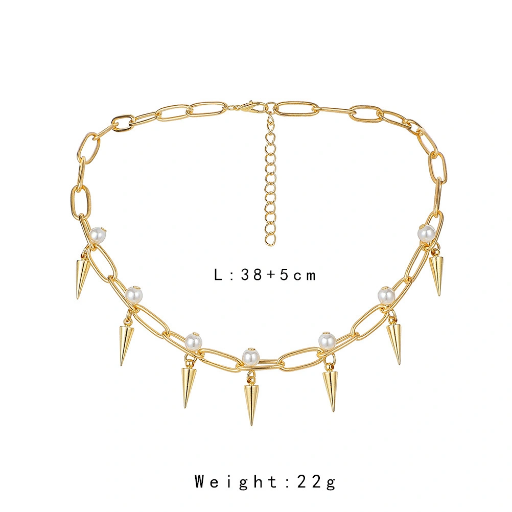 1pc Fashion Neck Chain Necklace Clavicle Pendant Women Neck Decoration Chain