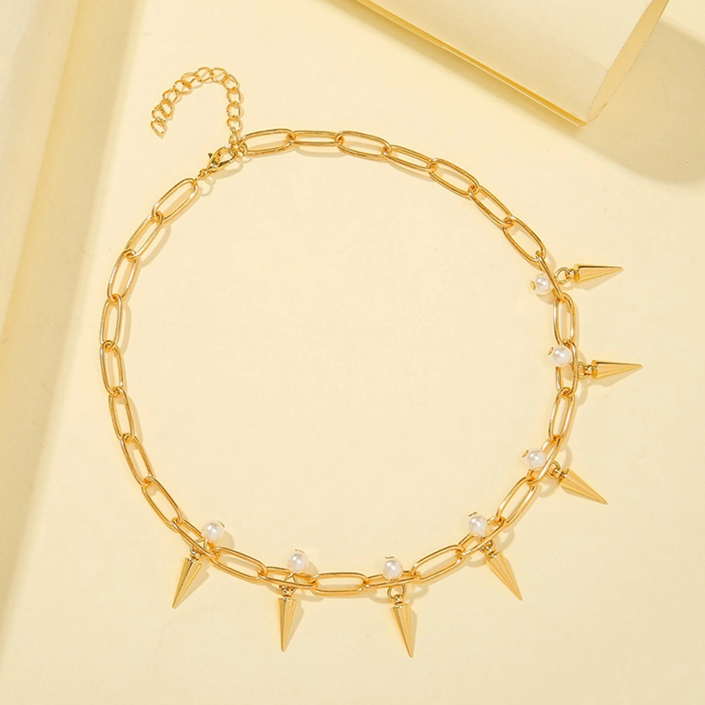 1pc Fashion Neck Chain Necklace Clavicle Pendant Women Neck Decoration Chain