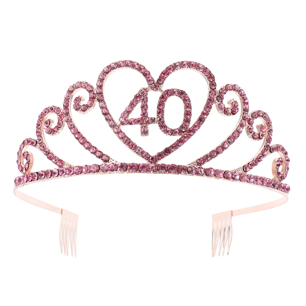 Alloy Crown Birthday Party Crown Headdress Girl Hair Accessory Girls Tiara