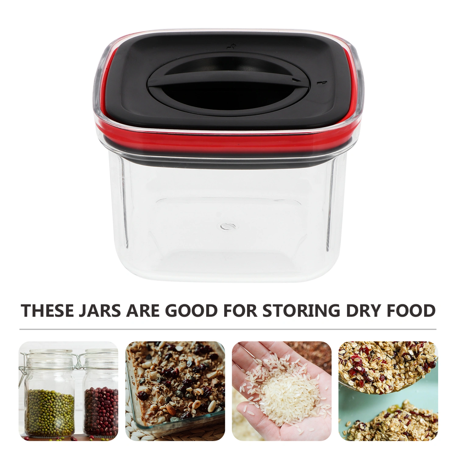 Plastic Sealed Jar Practical Honey Dried Fruit Storage Jars Sealed Containers
