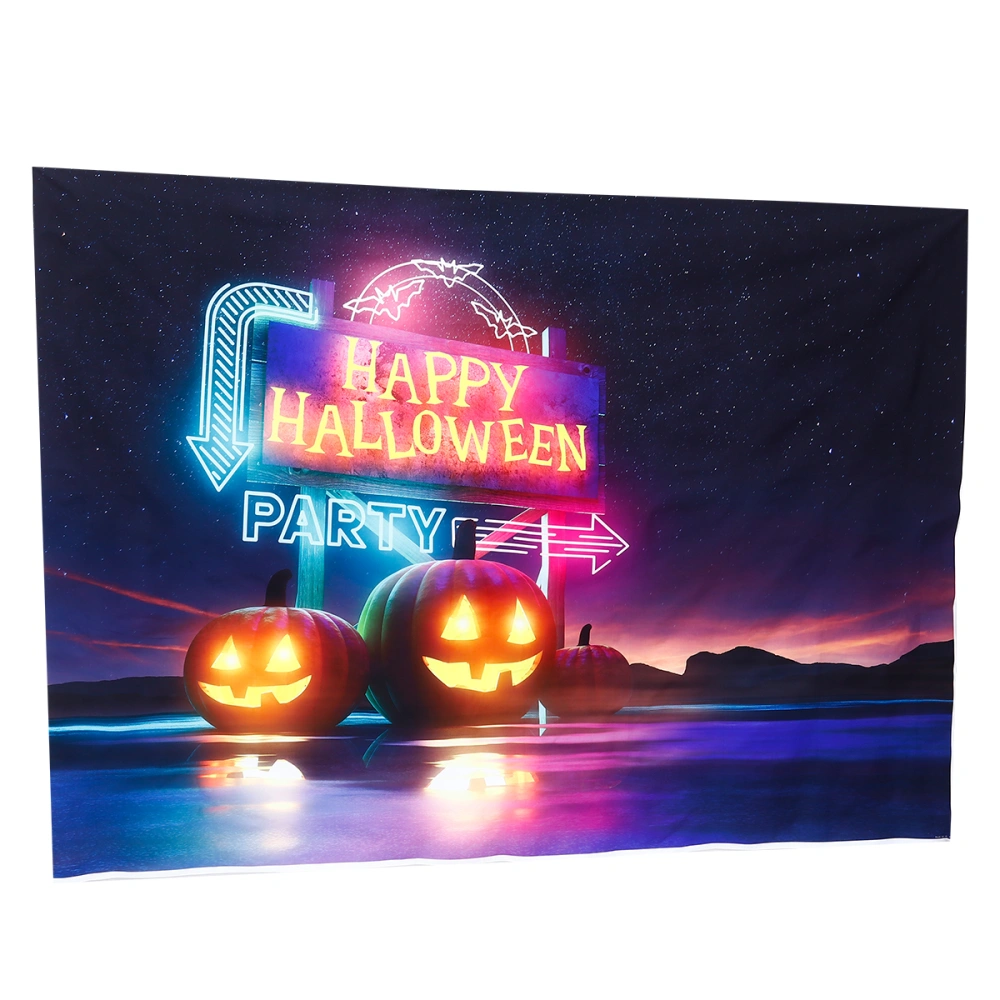 Scary Photo Backdrop Halloween Pumpkin Photoshoot Studio Props Background Cloth