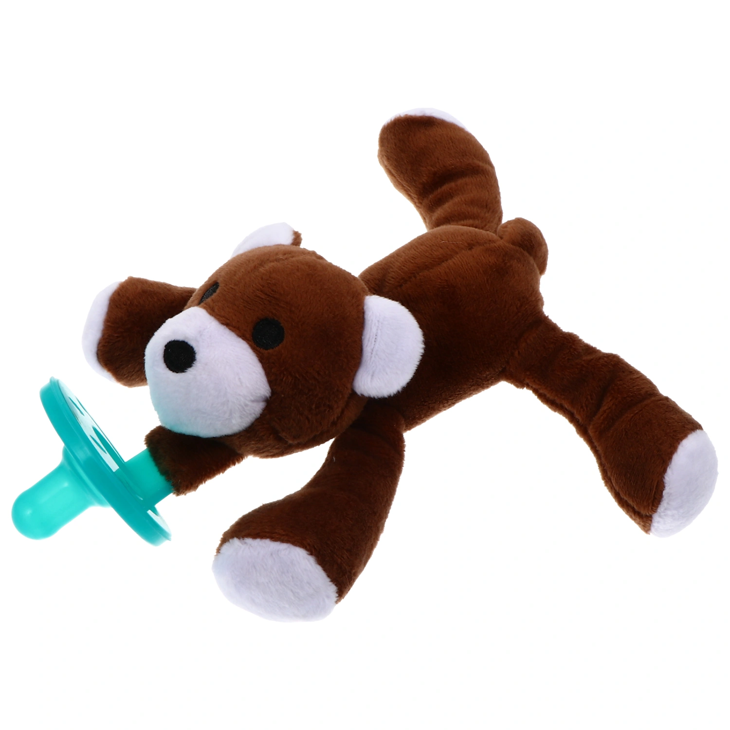Detachable Plush Toy Baby Pacifier Plush Stuffed Animal Toy Infant Pacifier