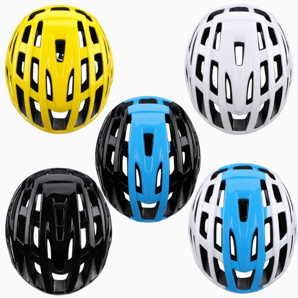 Protective Helmet Riding Helmet Durable Mountain Bike Skateboard Safety Helmet Portable Cycling Gear for Outdoor Men Women (Black)