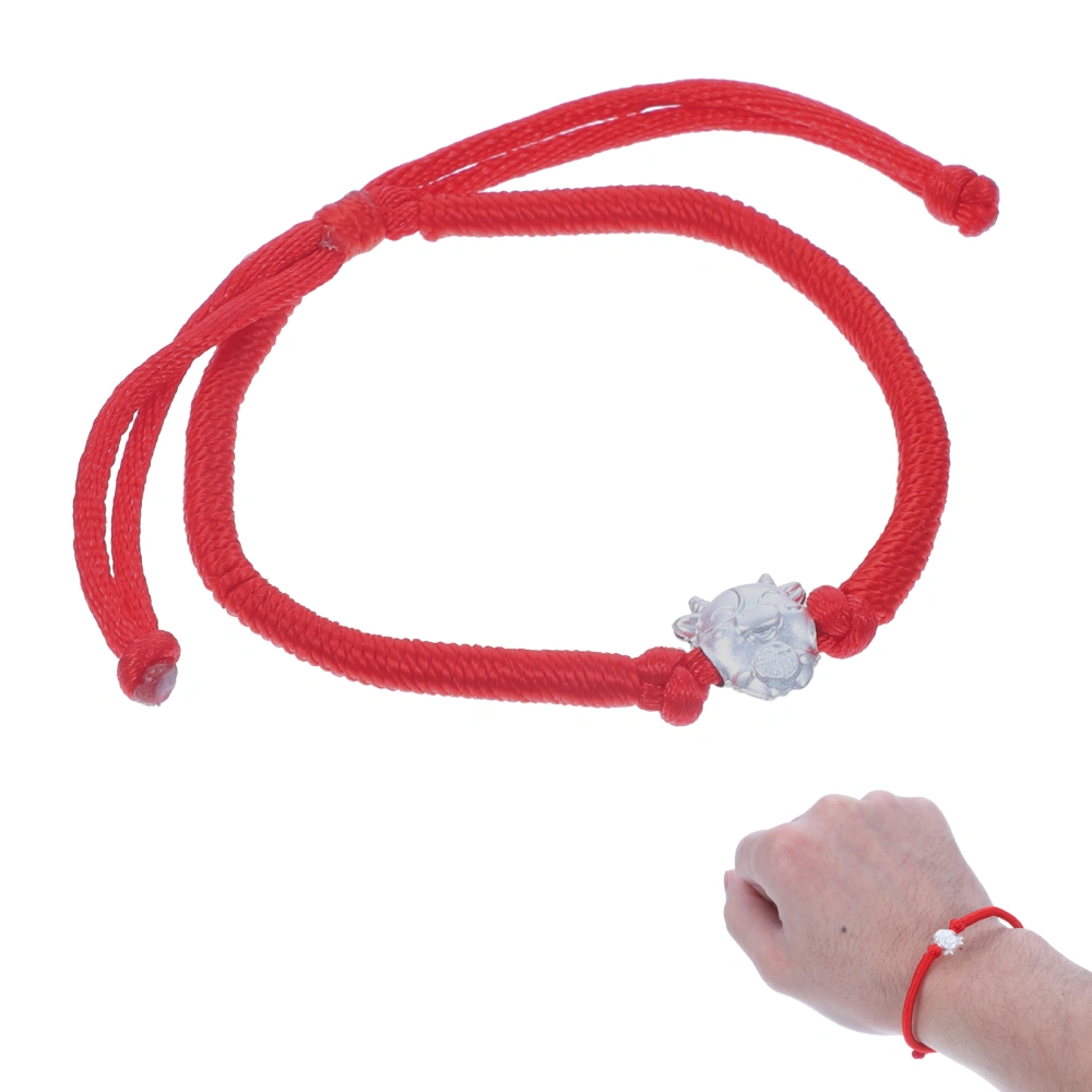 Fashion Fortunate Red Rope Thread Bracelet Christmas Gift Ox Bracelet (1 Ox)