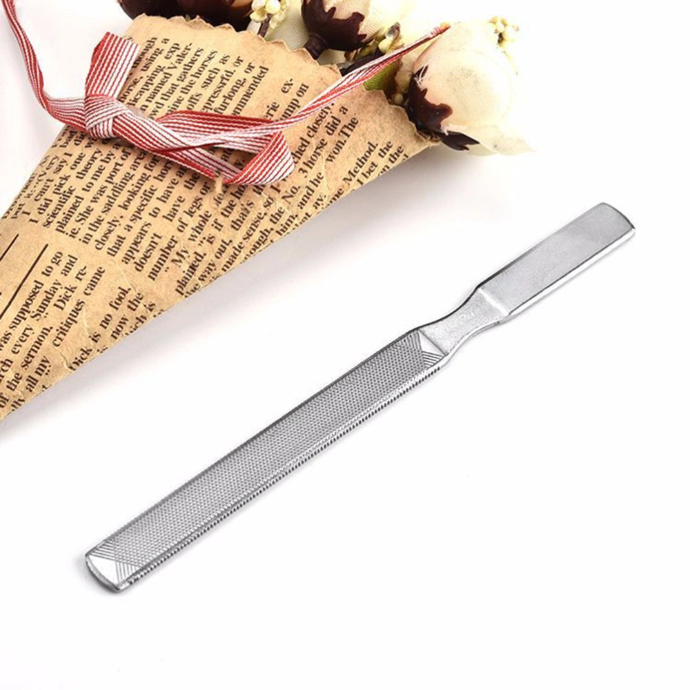 6pcs Stainless Steel Nail Files Nail Buffer Pedicure Manicure Nail Nail Polish Sanding Strip