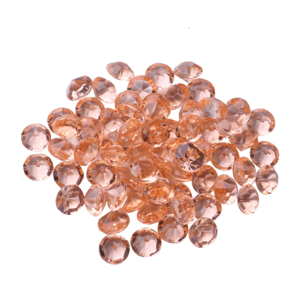 3000pcs Rose Gold Diamonds Tip Wedding Table Scattering Crystals Transparent Diamonds Bridal Shower Party Decorations Vase Fillers Desktop Decor(500pcs 10mm, 500pcs 6mm and 2000pcs 3mm)