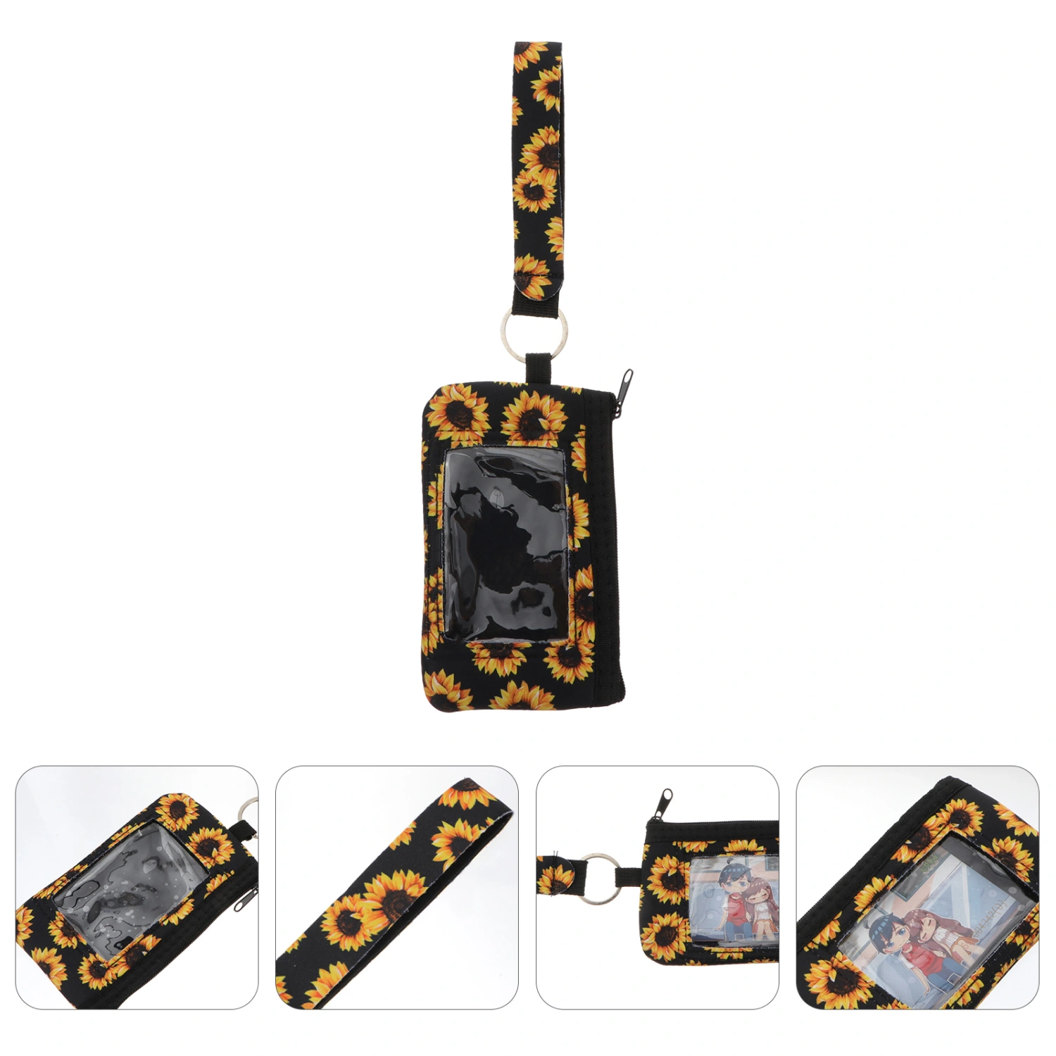 1pc Portable Storage Coin Bag Cards Bag Cash Pouch Zipper Purse for Women Girls