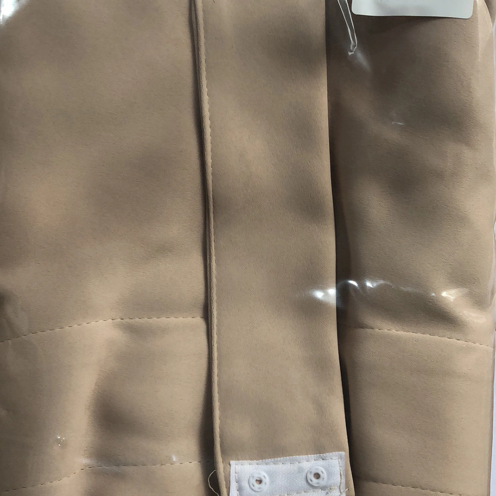 Solid Color Shade Cloth French Door Curtain Room Darkening Curtain Long French Door Panel Privacy Curtain (Beige)