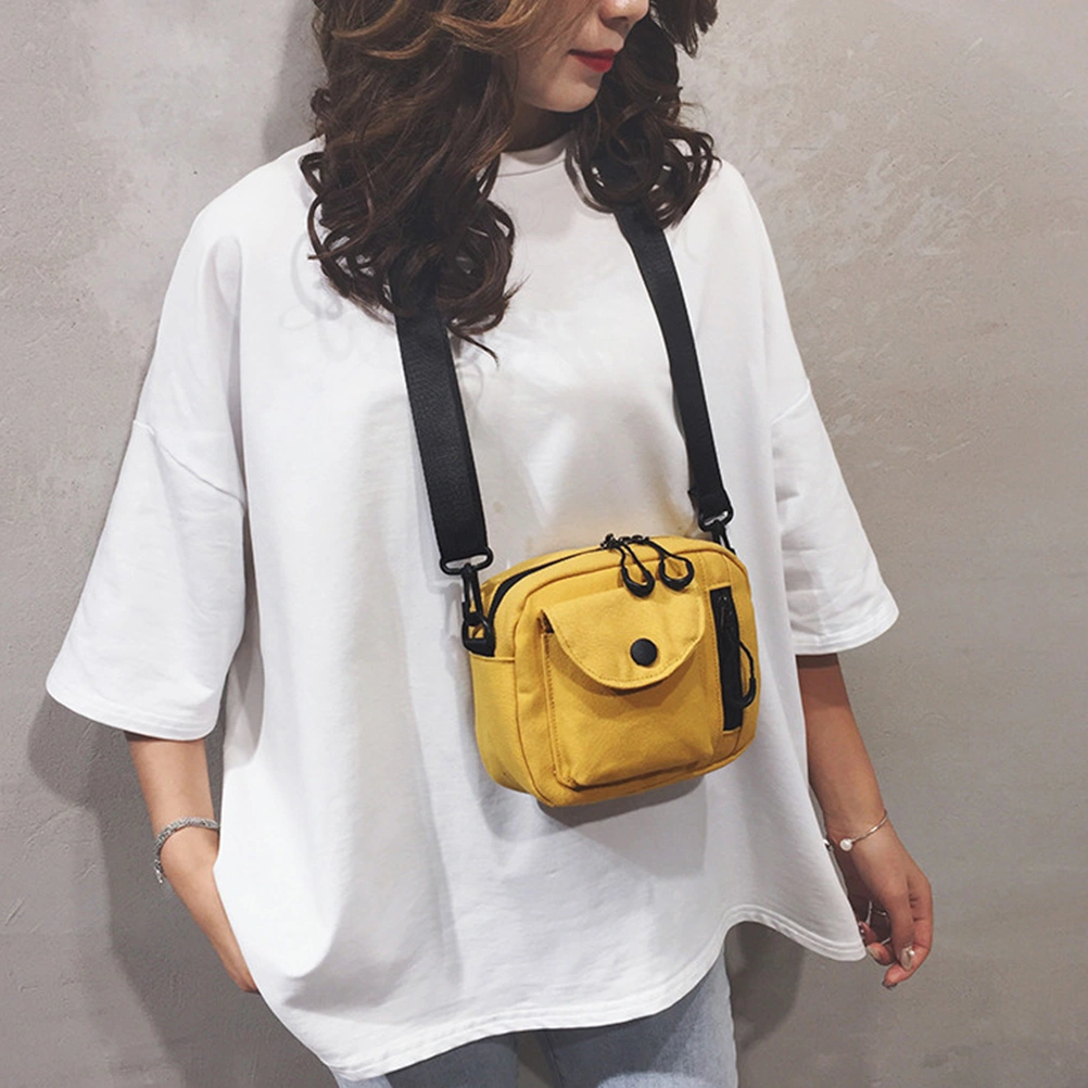 Canvas Single-shoulder Bag Fashion Messenger Bag Korean Style Casual Bag