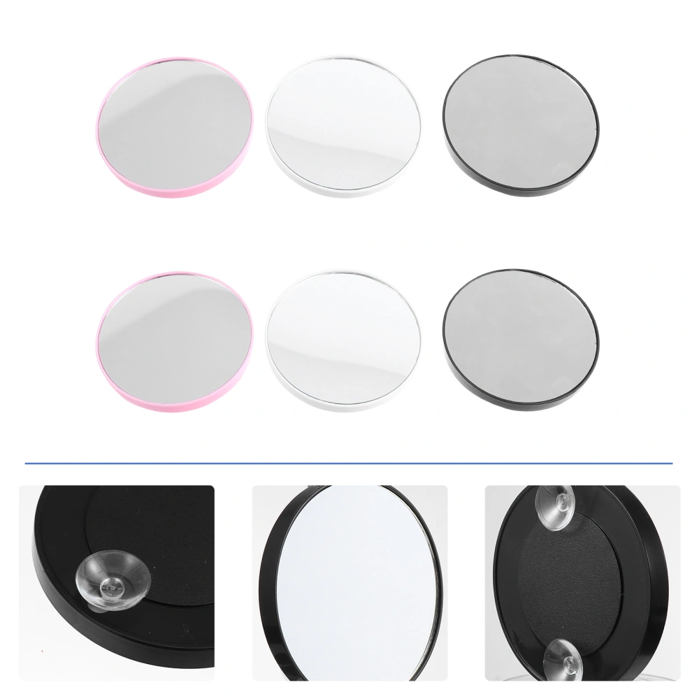 6pcs Makeup Mirror 10X Magnifying Mirror Handheld Beauty Cosmetic Mirror