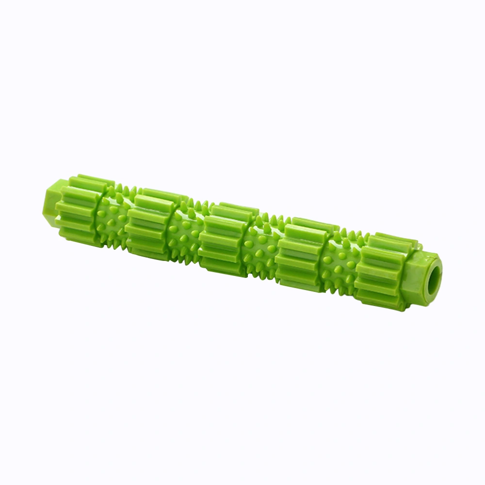 Pet Dog Toy Durable Molar Rod TPR Chew Toys for Aggressive Chewers Training Size L (Random Color)