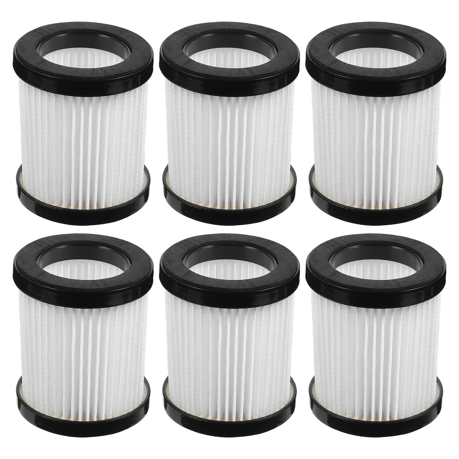 6 Pcs HPEA Vacuum Filter Dust Cup Compatible For Moosoo Cordless Vacuum Cleaner