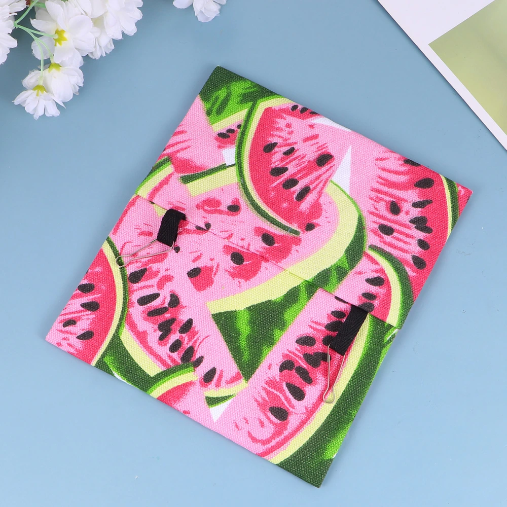 Watermelon Pattern Canvas Nest Parrot Hammock Nest Bird Swing Hammock Sleeping Bed - Size L