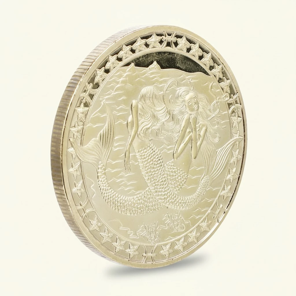 1Pc Constellation Commemorative Coin Pisces Collection Coin Collective Coin