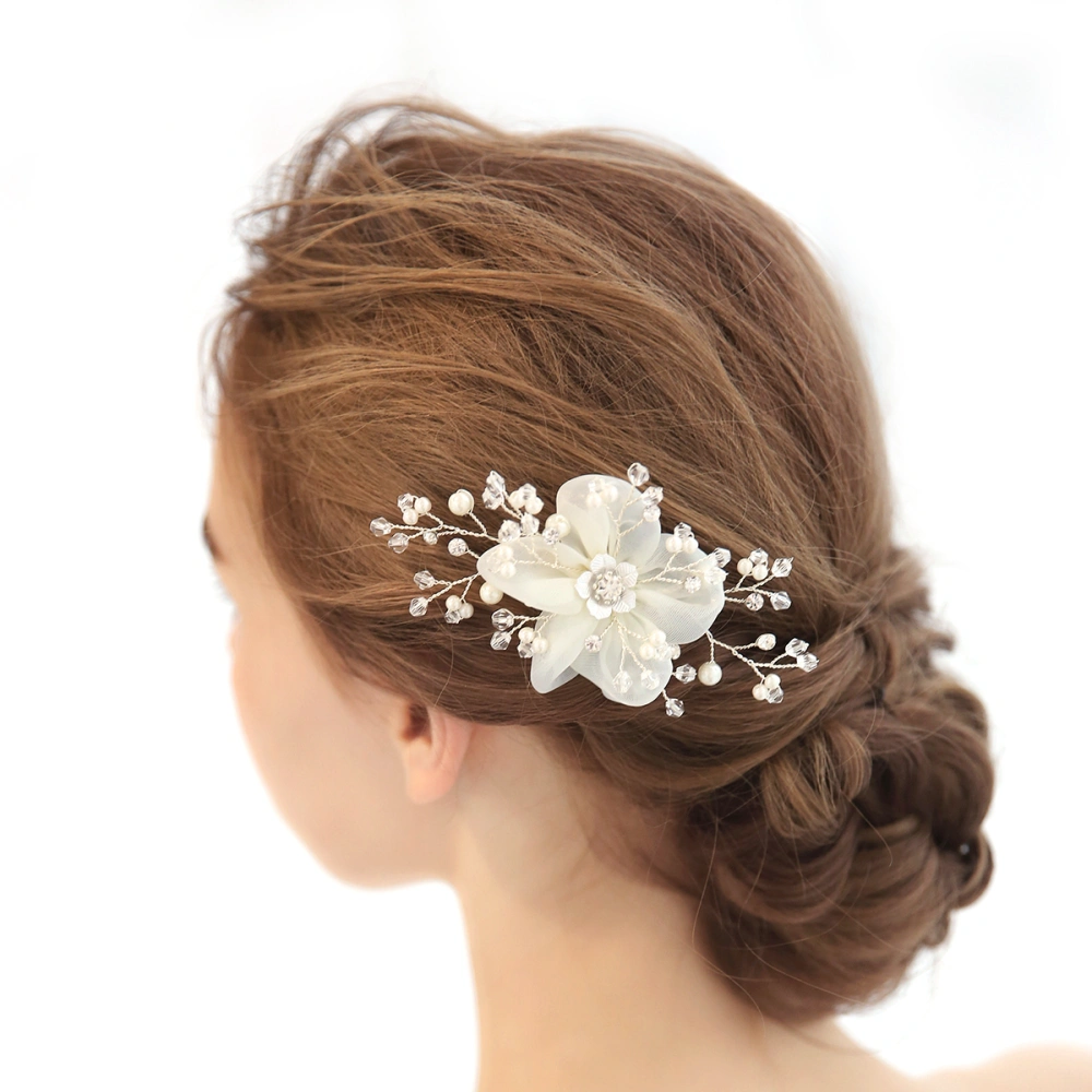 Women Bridal Wedding Crystal Rhinestones Decor Hair Comb Clip Hair Pin Styling Tools for Salon(S8103)