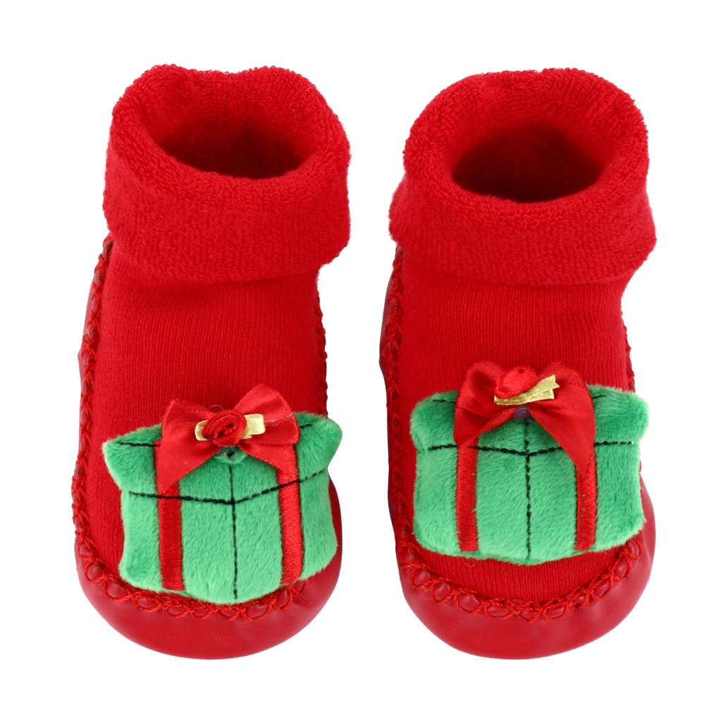 1 pair Christmas Non-slip Flooring Socks Particle Sole Floor Socks for Kids