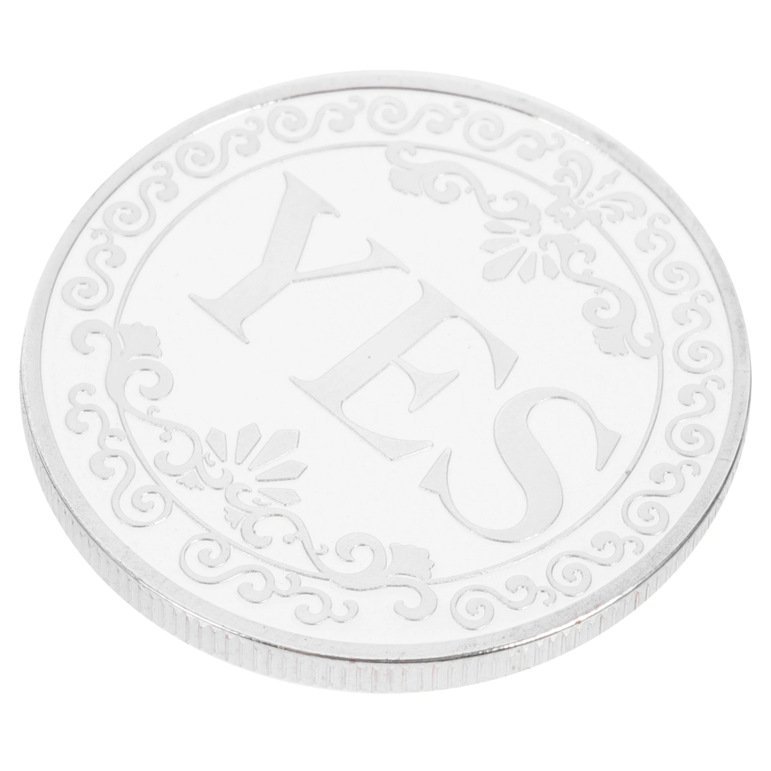 1pc YES or No Decision Coin Embossment Commemorative Coin Game Party Souvenir Gift