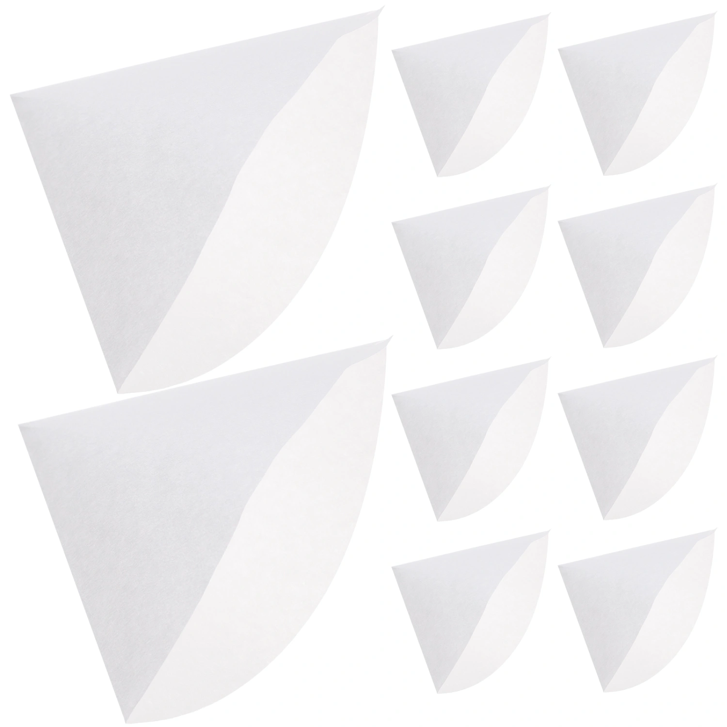 100Pcs Coffee Cone Filter Coffee Filtering Paper Espresso Cone Filter Paper Coffee Filter Holder