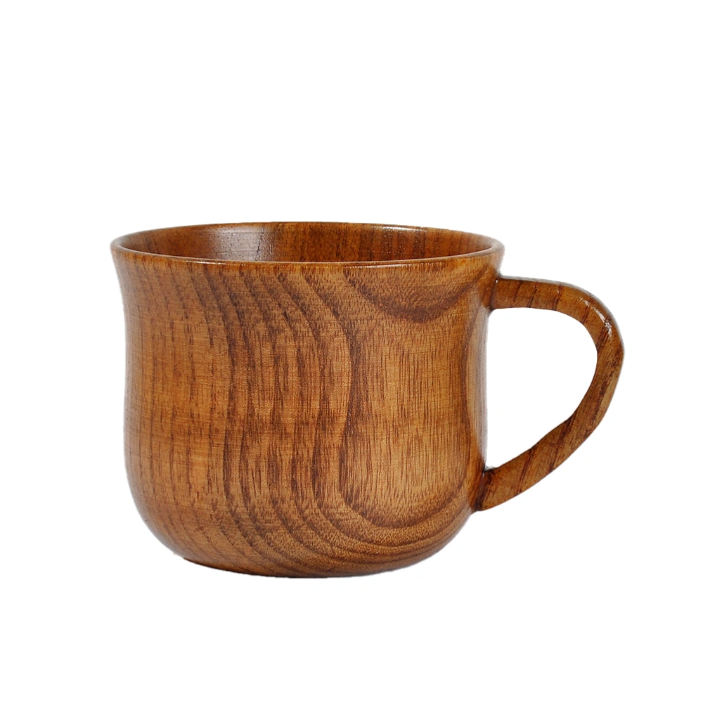 Jujube Wood Beer Cup Solid Practical Milk Coffee Tea Mug Eco-friendly Water Cup Drinking Mug Reusable Cup with Handle