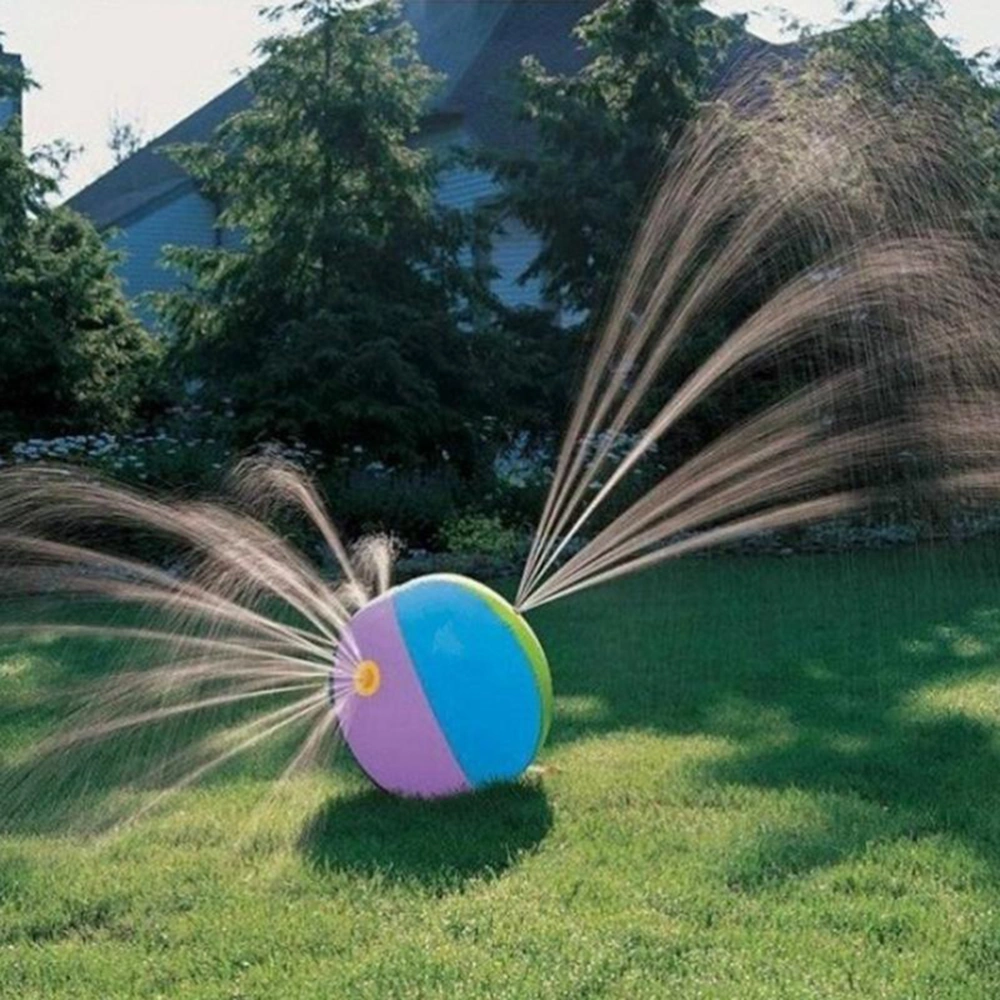 2pcs Children Summer Inflatable Water Spray Balls Outdoor Beach Swimming Party Kids Playing Inflated Game Toy